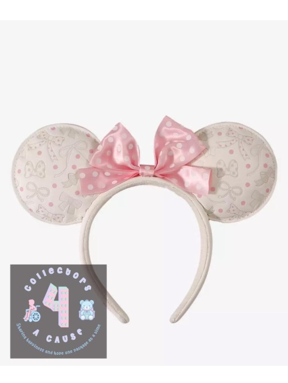 Loungefly Disney Minnie Mouse Polka Dot Bows White Ears